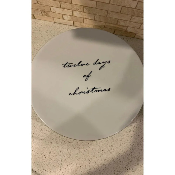 12 Days of Christmas Pedestal Porcelain Stand - Picture 7 of 11